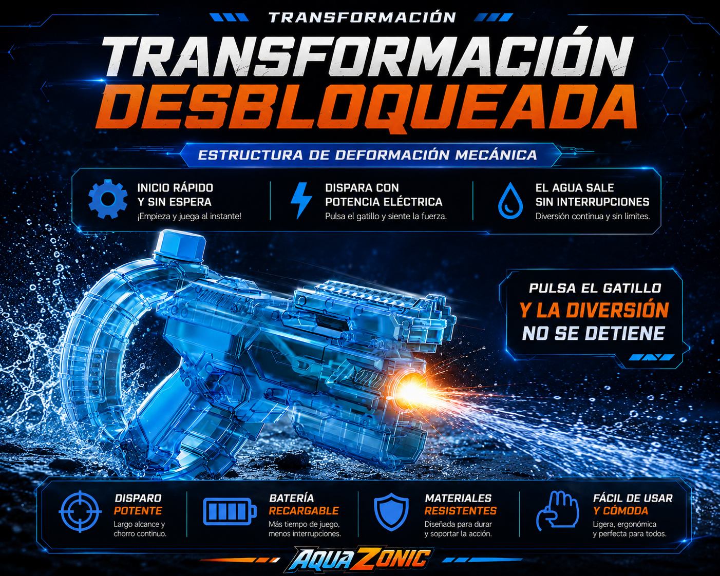 Pistola de Agua AquaZonic®