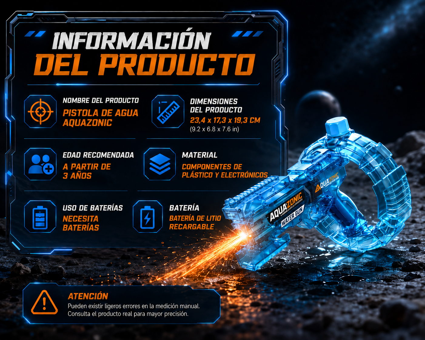 Pistola de Agua AquaZonic®